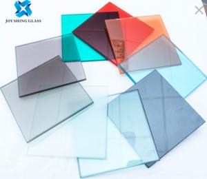 China Flat / Curved Colored Laminated Glass Anti UV Tempered Glass 6.38mm 8.38mm 8.76mm 11.52mm factory