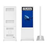 Floor standing modern and simple 43 49 55 inches design digital signage full hd