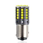 White Aluminum Alloy LED Turn Signals 1156 1157 T20 3030 44SMD Reversing Light