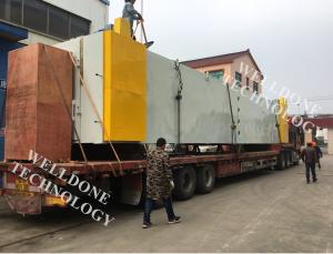 China Fruit / Vegetable Conveyor Belt Dryer With Magnetism Iron Removal Device factory