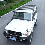 Anodic Oxidated Roof Mount Car Roof Luggage Carrier for Toyota Land Cruiser LC76