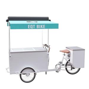 China Large Storage Ice Cream Cycle Cart CE Certificate With Long Service Life factory