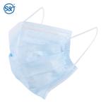 China face mask manufacturer 3 ply surgical face mask earloop sample free