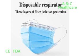 China 3 Ply Surgical Face Mask To Prevent Dust Anti Pollution Mask For Bikers factory