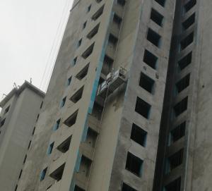 China ZLP630 painting steel temporary suspended platform system with counter weight factory