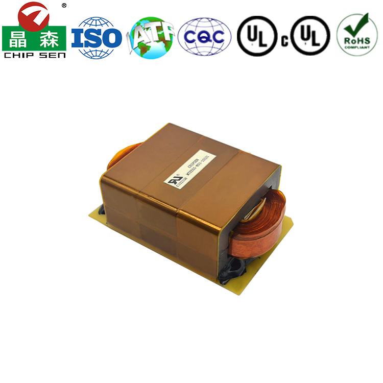 Custom 240V Dual Output 380V 48V Copper Winding 12V 50W LED Tape AC Flyback Transformer with Step up Featuring Ferrite Core