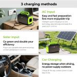 200W Portable Power Station with MPPT and Lithium Ion Battery