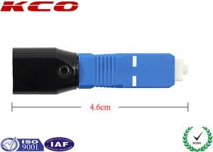 China SC / APC UPC Bare Fiber Adapter , Fiber Optic Cable Adapter Interchangeable factory