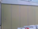 Aluminium Track Wheel Portable Wood Sliding Wall Panels For Exhibition Room