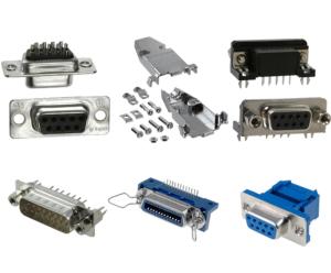 China Flame Retardant Plug In Type 25 Pin Female Male D Sub Connector factory
