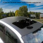 Roof Top Shark Fin Indoor Amplified Antenna , Combined Digital Radio Antenna