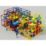 Great Rainbow Theme Amusement Park Kids Play Area Indoor Playground Party Rental