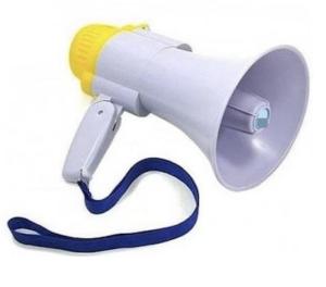 China 1500 MAh Portable Wireless Hand Held Megaphone Speaker For Outdoor Activities factory