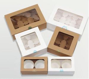 China Custom Cardboard Display Boxes Green Environmental Safety Material cake box factory
