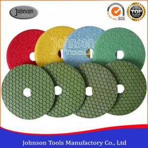 China 125mm Dry Diamond Polishing Pads For Marble / Granite / Stone factory