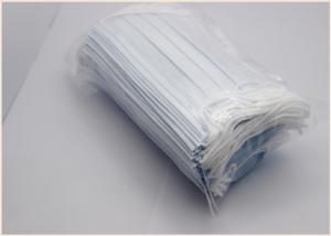 China Blue Color Disposable Mouth Cover High Filtration Adjustable Nose Piece factory