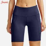 Lulu Active Yoga Shorts Gym Fitness Running Biker Shorts With Pocket