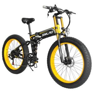 China 45km/H Fat Tyre Folding Electric Bike , 1000 Watt Folding Electric Bike factory