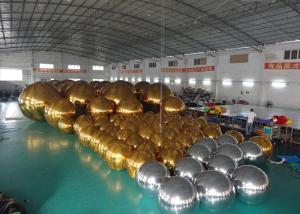 China Outdoor Live Concert Advertising Inflatables Decoration Sliver Reflect Inflatable Mirror Balloon factory