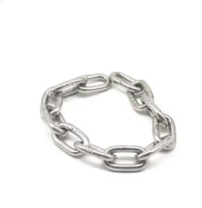 China Electric Galvanized Petroleum Stainless Steel 304/316 Din763 Link Chain for Petroleum factory