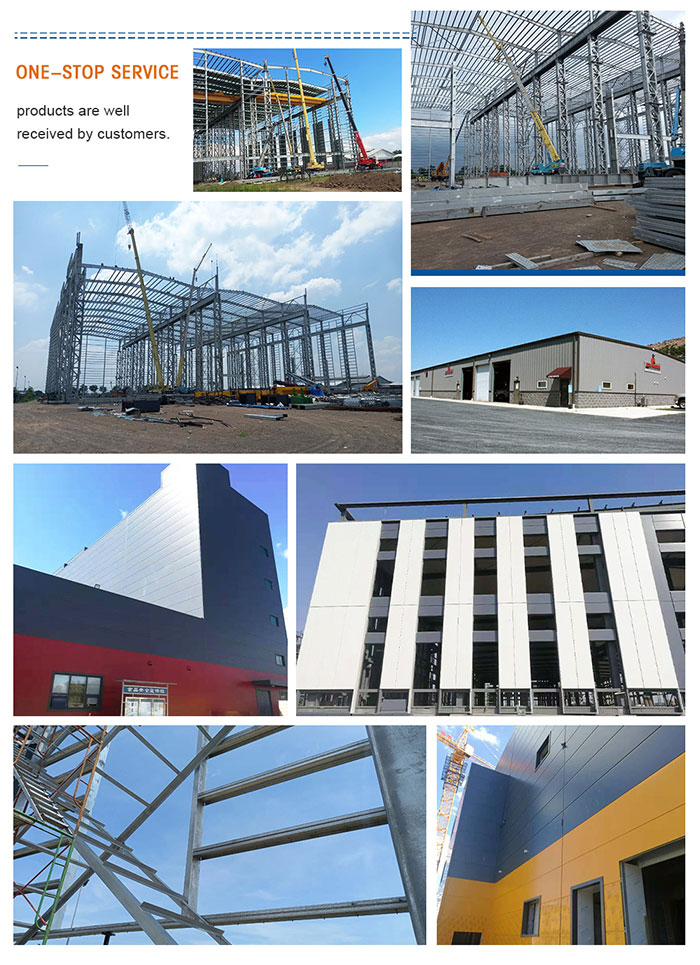 Steel Frame Construction Pole Barn Prefabricated Steel Structure Shed Factory