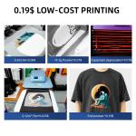 Three EPSON i1600 print heads 30cm gold foil silver DTF printer