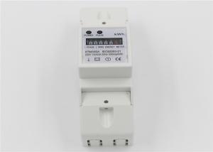 China 120V/220V/230V Single Phase DIN Rail Smart KWH Energy Meter 10(40)A factory