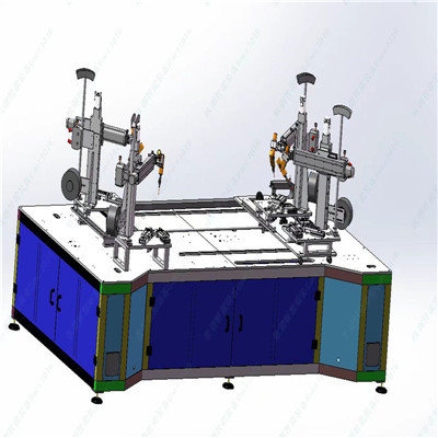 China Laser welding equipment with 4 laser welding guns operating simultaneously factory