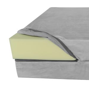 Foldable Foam Play Couch Set Modular Play Sofa With 2 Triangle Pillows