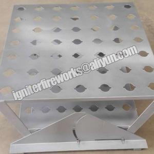 China 25kg 375mm 1.2inch 49shots Aluminum Fireworks Racks factory