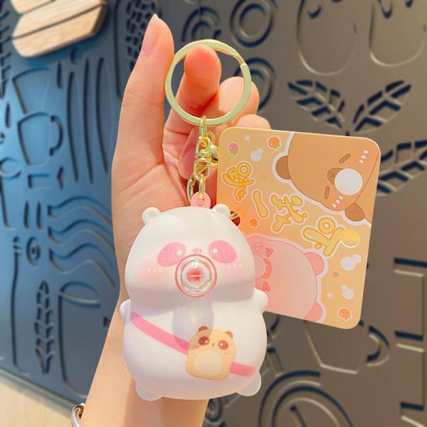 Customized Cute Pendant Squishy Toys Silicone Keychain Non-Toxic for Kids and Adults
