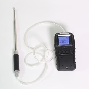 Portable Multi 4 In 1 Gas Detector For CO O2 H2S Lel / CH4 CO2 Vocs
