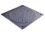 Sidewalk Square To Round Manhole Cover Polishing Surface Finished Rustproof