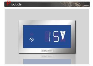 China 16 / 24 Bit 7 Inch Horizontal Elevator LCD Display With Customized Logo factory