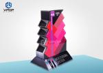 Customized Cardboard Floor Display Multi Color For Cosmetic Promotion