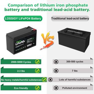 China 8Ah 12v Lithium Phosphate Battery Caravan Lifepo4 Lithium Ion Battery factory