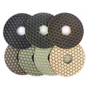 China Diamond Resin Dry Polishing Pad For Air Grinder Stone Polisher factory