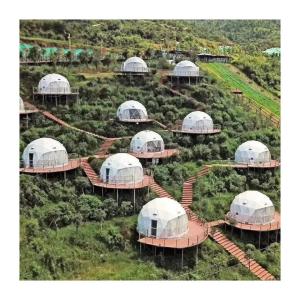 China Super Light Inflatable Dome Tent Family Blow Up Cabin Tent Oxford Cloth factory