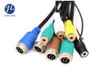 Rear View Camera Video Power Cable With 4 Pin Male To Female Aviation Connector