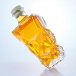 Unique Design 800ml Glass Bottle for Beer Gin Rum Champagne Brandy Whisky Clear