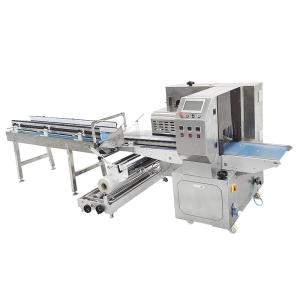 China 5.3kw Total Power Flow Wrapping Machine For Food Filling And Sealing factory