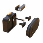 Electric Tuya Smart Lock RFID Card Password Biometric Fingerprint For Cabinet