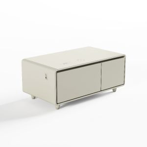 Adjustable Multifunctional Smart Coffee Table with Wireless Charging and Music