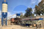 HZS35 Commercial Low Noise Stationary Concrete Batching Plant Has 12 Months