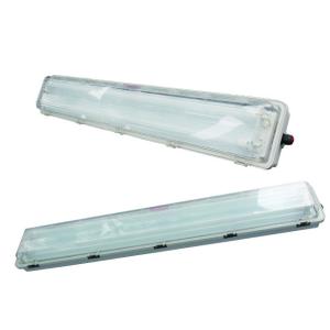 China IP66 9-54w Explosion Proof Fluorescent Light GRP Material 100ml/w Efficiency 5 Years Warranty factory