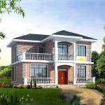 Durable Light Steel Villa Prefabricated Steel Frame Construction Homes