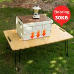 Park Outdoor Picnic Barbecue Bamboo Wooden Board Mdf Small Portable Folding