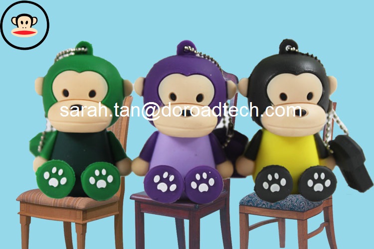 China Cartoon USB Flash Drives, Cartoon Monkey USB Memory Sticks factory