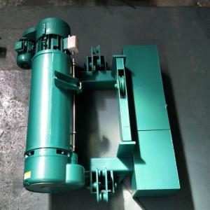 China 5T Monorail Travelling Electric Wire Rope Hoist Double Lifting Speed Low Headroom factory