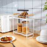 Kitchen Organiser 2 Tier Multifunctional Compact Kitchen Organizer Spice Rack